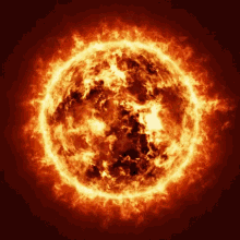 sun rise ball of fire