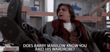 Does Barry Manilow Know You Raid His Wardrobe Burn GIF - Does Barry Manilow Know You Raid His Wardrobe Burn Read GIFs