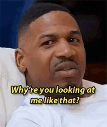 Stevie J GIF - Stevie J Why Are You Looking At Me Like That Stop Looking At Me GIFs