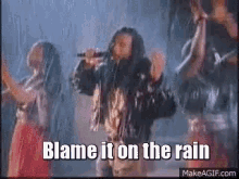 Blame It On The Rain Milli Vanilli GIF - Blame It On The Rain Milli Vanilli Weather GIFs