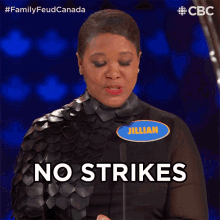 No Strikes Jillian GIF - No Strikes Jillian Family Feud Canada GIFs
