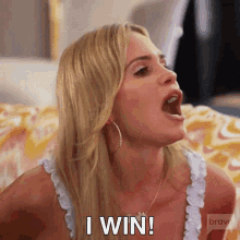I Win Jackie Goldschneider GIF - I Win Jackie Goldschneider Real Housewives Of New Jersey GIFs