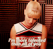 glee brittany pierce im more talented than all of you talented i have more talent