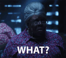 What? GIF - Gifs Tyler Perry Madea Halloween What GIFs
