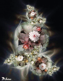 flowers glitter glow flowers glitter glow