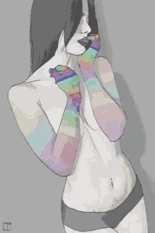 Rainbow Art GIF - Rainbow Art Nude GIFs