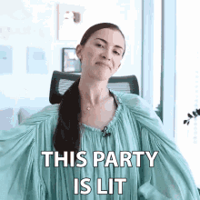 This Party Is Lit Marina Mogilko GIF - This Party Is Lit Marina Mogilko Linguamarina GIFs