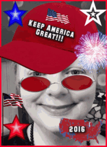 Keep America Great Smiling GIF - Keep America Great Smiling Usa Flag GIFs