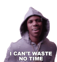 I Cant Waste No Time A Boogie Wit Da Hoodie Sticker - I Cant Waste No Time A Boogie Wit Da Hoodie Timeless Song Stickers