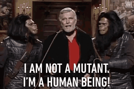 I Am Not A Mutant Im A Human Being Explaining GIF - I Am Not A Mutant Im A Human Being Explaining Defending GIFs