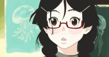 Anime Anime Shy GIF - Anime Anime Shy Glasses GIFs