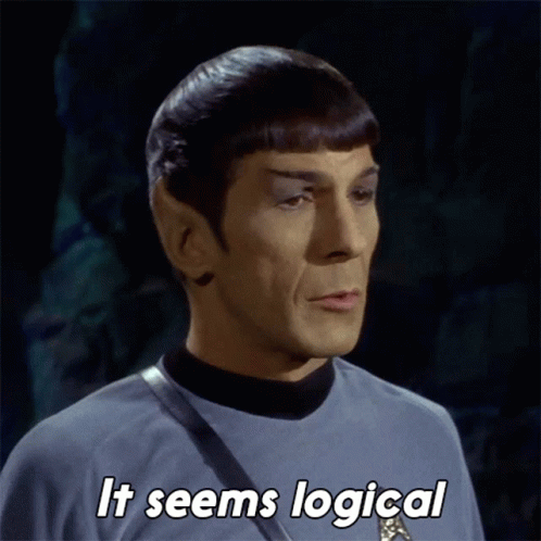 It Seems Logical Spock GIF - It Seems Logical Spock Star Trek - Discover &  Share GIFs