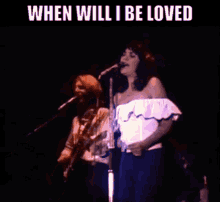 Linda Ronstadt When Will I Be Loved GIF - Linda Ronstadt When Will I Be Loved Ive Been Cheated GIFs
