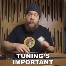 Tunings Important Fluff GIF - Tunings Important Fluff Riffs Beards And Gear GIFs