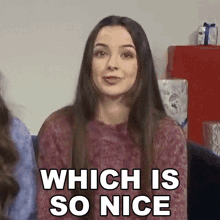 Which Is Nice Vanessa Jo Merrell GIF - Which Is Nice Vanessa Jo Merrell Merrell Twins GIFs