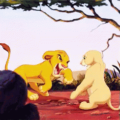 Nala Pins Simba GIFs Tenor