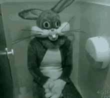 bunny costume creepy