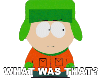 What Was That Kyle Broflovski Sticker - What Was That Kyle Broflovski South Park Stickers
