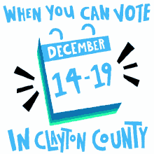 clayton county georgia ga vote early go vote