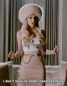 Scream Queens Chanel Oberlin GIF - Scream Queens Chanel Oberlin I Dont Have To Understand Anything GIFs