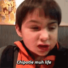 This Little Kid Doesnt Even Know How Right He Is GIF - Chipotle Muh Life Chiopotle Food GIFs