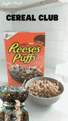 Cereal Club Reeses Puffs GIF - Cereal Club Reeses Puffs Reese Puffs GIFs