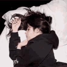 Camila Cabello Sleeping GIF - Camila Cabello Sleeping Jwu GIFs