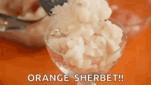 Orange Sherbet Ice Cream GIF - Orange Sherbet Ice Cream Sherbet GIFs