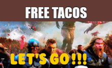 Free Tacos Endgame GIF - Free Tacos Endgame Im Hungry GIFs
