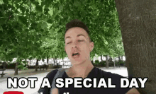 Not A Special Day Damon Dominique GIF - Not A Special Day Damon Dominique Normal Day GIFs
