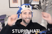 Stupid Hat Alex GIF - Stupid Hat Alex Geek GIFs