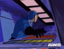press cobra commander gi joe a real american hero worlds without end pressing buttons