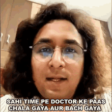 Sahi Time Pe Doctor Ke Paas Chala Gaya Aur Bach Gaya GIF - Sahi Time Pe Doctor Ke Paas Chala Gaya Aur Bach Gaya Appurv Gupta GIFs