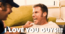 Ricky Bobby I Love You Guys GIF - Ricky Bobby I Love You Guys Talladega Nights GIFs