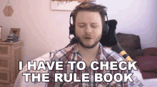 I Have To Check The Rule Book Ryan Bailey GIF - I Have To Check The Rule Book Ryan Bailey Aggro GIFs