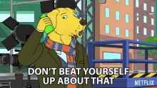 Dont Beat Yourself Up About That Mr Peanutbutter GIF - Dont Beat Yourself Up About That Mr Peanutbutter Paul Tompkins GIFs