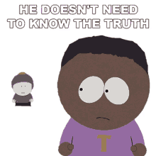 he doesnt need to know the truth token black south park s16e9 raising the bar