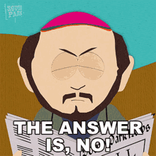 The Answer Is No Gerald Broflovski GIF - The Answer Is No Gerald Broflovski South Park GIFs