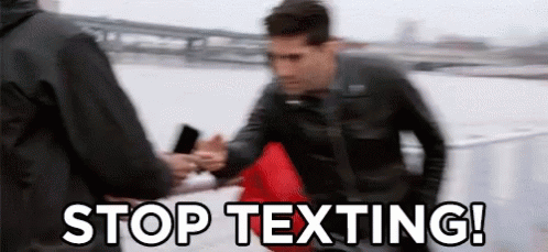 Stop Texting GIF - Stop Texting - Discover & Share GIFs