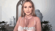 Great Nicole Arbour GIF - Great Nicole Arbour Excellent GIFs