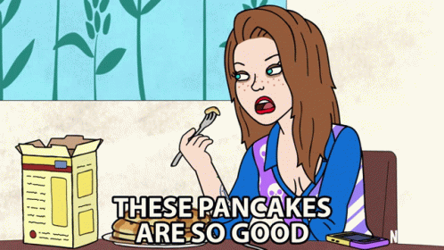 These Pancakes Are So Good Kristen Schaal GIF - These Pancakes Are So Good  Kristen Schaal Sarah Lynn - Descubre  Comparte GIFs