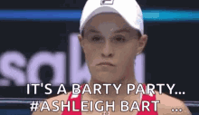 Barty Party Ashleigh Bart GIF - Barty Party Ashleigh Bart Stare GIFs