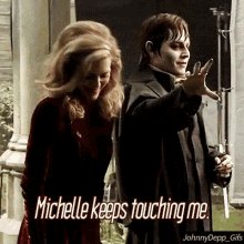 Michelle Keeps Touching Me Dark Shadows GIF - Michelle Keeps Touching Me Dark Shadows Michelle Pfeiffer GIFs