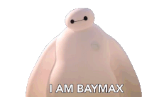I Am Baymax Its Me Baymax Sticker - I Am Baymax Baymax Its Me Baymax Stickers