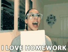 I Love Homework I Love It GIF - I Love Homework Homework I Love It GIFs