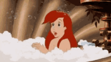 Bath Bubble GIF - Bath Bubble Ariel GIFs