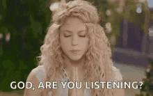 Shakira Praying GIF - Shakira Praying Am I Doing It Right GIFs