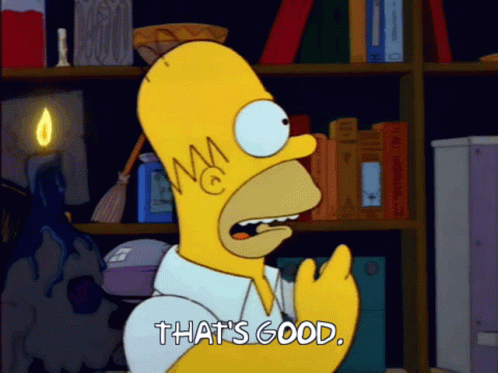Thats Good Simpsons GIF - Thats Good Simpsons Good - Discover & Share GIFs