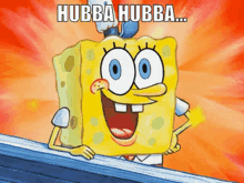 Hubba Hubba Spongebob Squarepants GIF - Hubba Hubba Spongebob Squarepants Wink GIFs