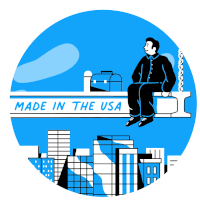 Aribennett Made In The Usa Sticker - Aribennett Made In The Usa I Love The Usa Stickers
